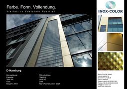 Germany - Hamburg - Office building, Cladding - Gold