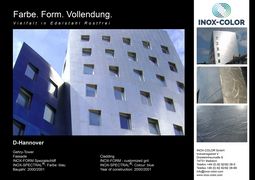 Germany - Hannover - Gehry-Tower, Cladding - blue