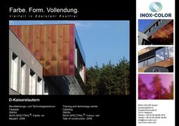 Germany - Kaiserslautern - Training and technology centre, Cladding - red